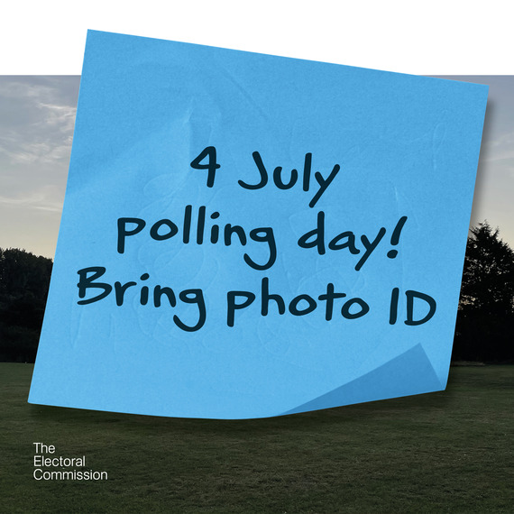You need Voter ID to vote at a polling station on 4th July 
