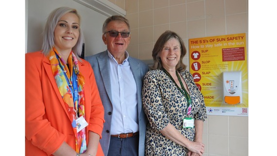 L-R: Helen Azar, Head of Health Inequalities Bassetlaw Place Based Partnership, Cllr Darrell Pulk, and Cllr Lynne Schuller.