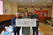 Cllrs Troop and Naylor Presenting Cheque 