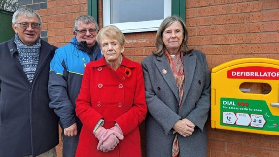 Pictured: Cllr Darrell Pulk, Cllr Steve Scotthorne, , Cllr Gillian Freeman, and Cllr Lynne Schuller, 