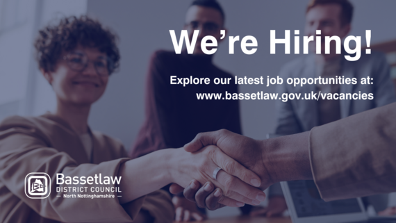 Two people shaking hands.