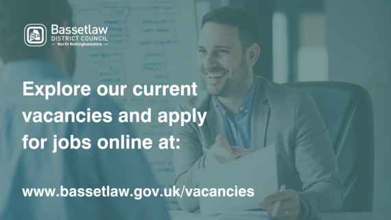 A man conducting a job interview.