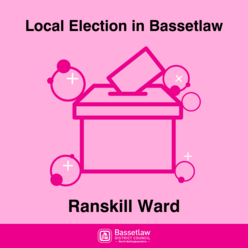 Illustration of a ballot box and ballot paper.