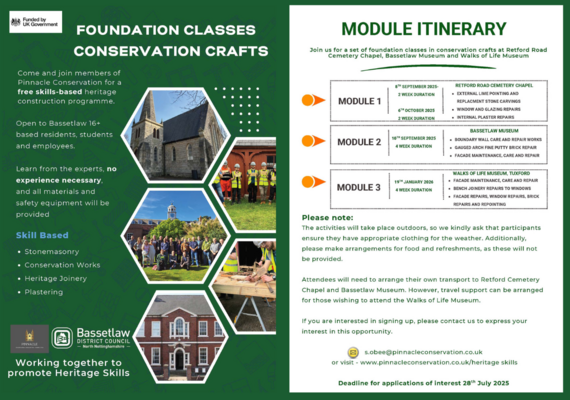 Conservation Crafts poster