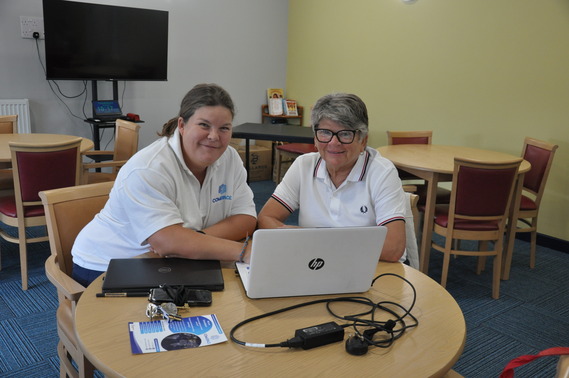 Comuspace staff at Larwood House