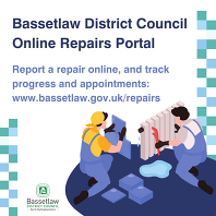 Illustration of two people tiling and fixing a radiator.