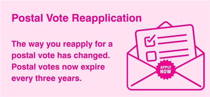 Postal Voter Reapplication