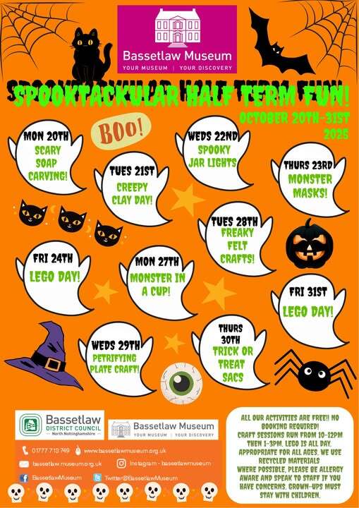 Museum Halloween Activities poster
