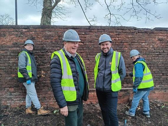 Cllr Charles Adams and Adam Hickey.