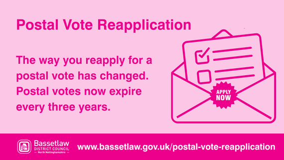 Illustrative icon of an open envelope, a paper slip sits inside with lines representing text with a tick-box beside each option.