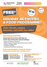 Poster promoting HAF activities. Please refer to following text.