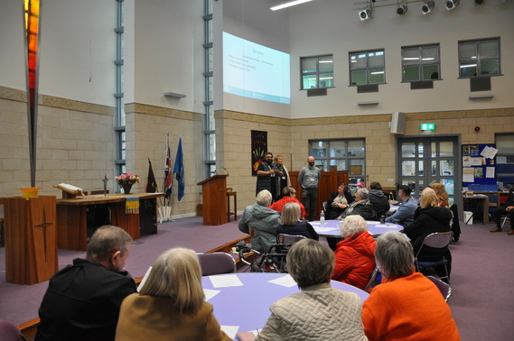 Photo of people attending tenant conference