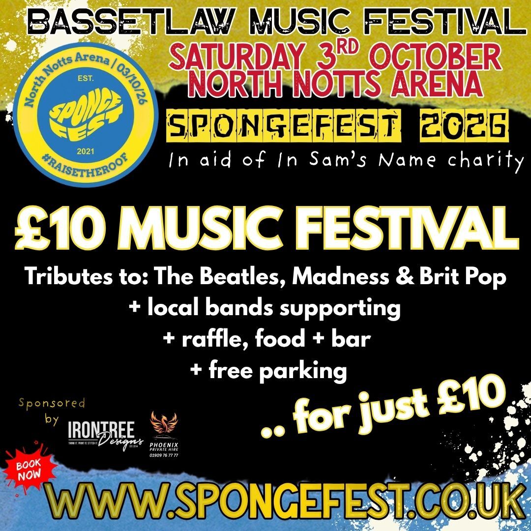 Spongefest promotional graphic.