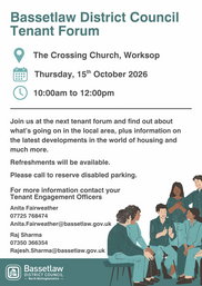Tenant Forum promotional poster.