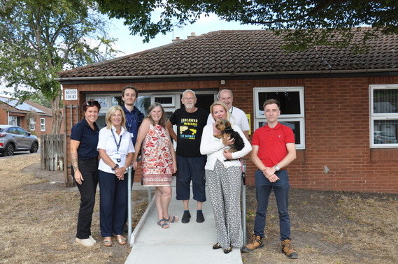 Pictured: Vanessa Welch, Cllr Lynne Schuller, David Elcoate, Sarah Dance, and Martyn Hudson.