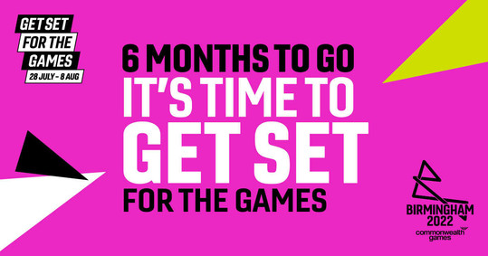 6 months to go! It's time to get set for the Games. 