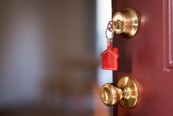 Key in door