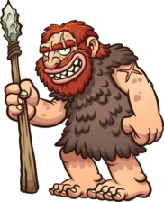 Cartoon caveman
