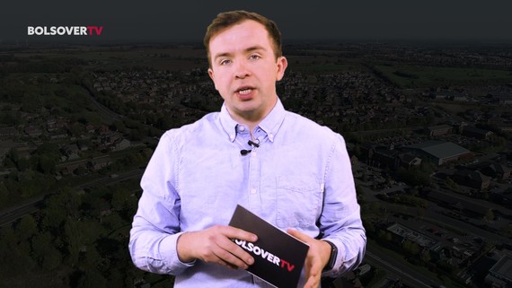 Michael screenshot from April 29 episode of Bolsover TV