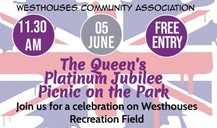 Westhouses picnic in the park for the jubilee