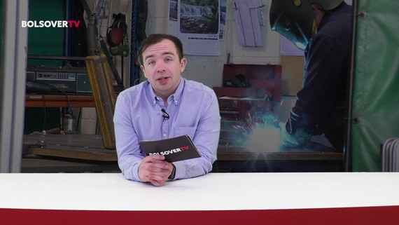 Michael presenting 3 June episode of Bolsover TV