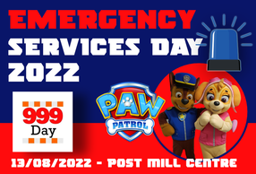 Poster for emergency services day 2022