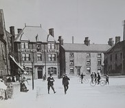 Vintage photo of Bolsover town centre