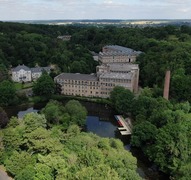 Aerial view of Pleasley Vale