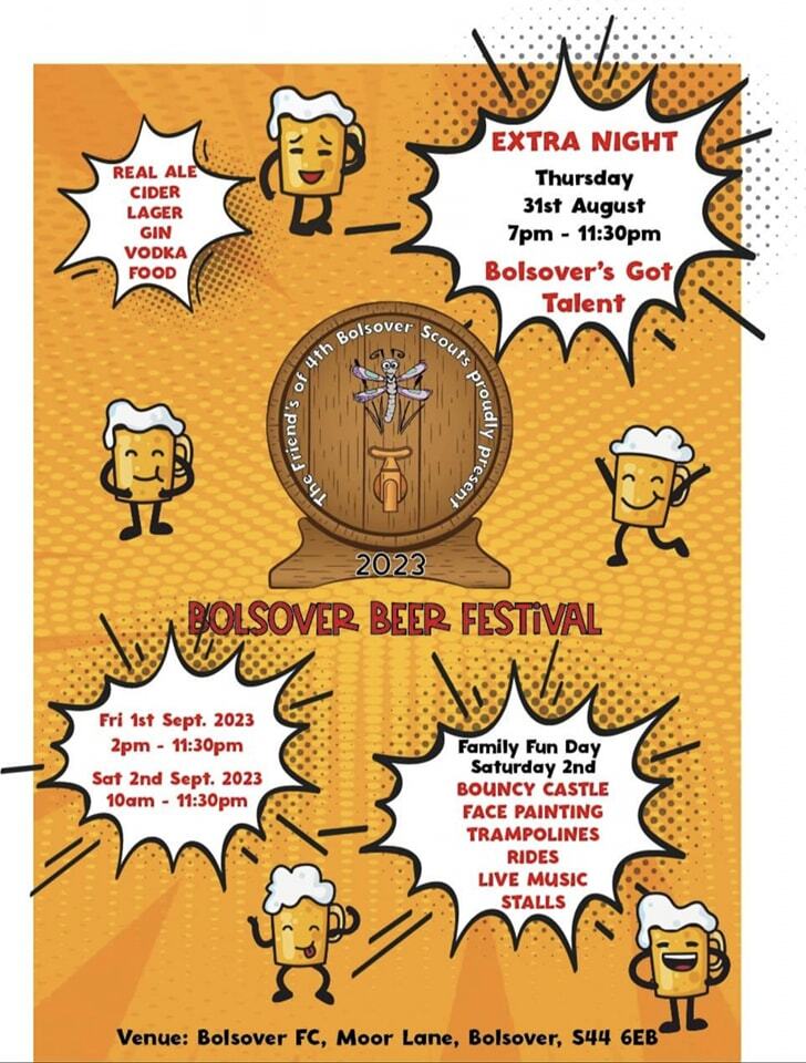 Bolsover beer festival 2023