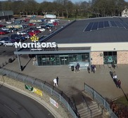 Aerial image of Morrisons in Bolsover