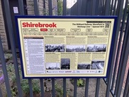 Shirebrook rail heritage trail panel