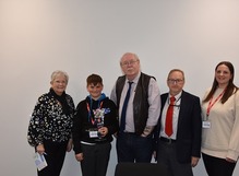 Lewis Dean and councillors