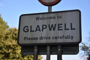 Glapwell welcome sign