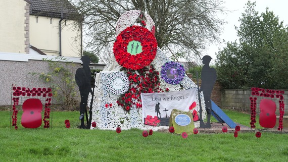 Pinxton remembrance display