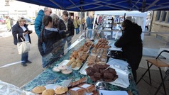 Food stall at Bolsover Artisan market