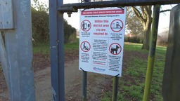Dog control PSPO sign