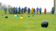 People playing Bowls at Bolsover Castle