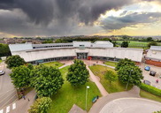 The Arc aerial image with stormy sky