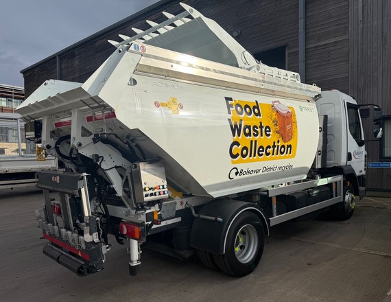 Food waste collection lorry