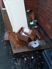 Shirebrook fly tip april 2026