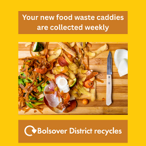 Food waste caddy poster