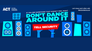 Don't dance around it banner