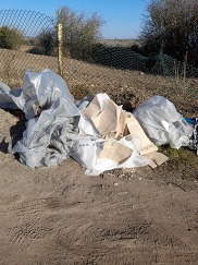 Creswell fly tip May 2025