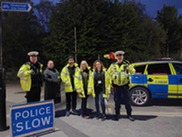 Officers from South Yorkshire Police and Bolsover District Council