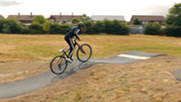 BMXer on South Normanton pump track
