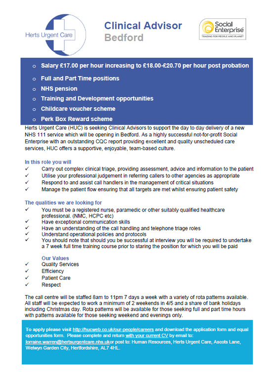 111 Clinical Adviser Poster 