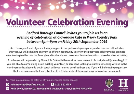Volunteer Celebration Evening 2019