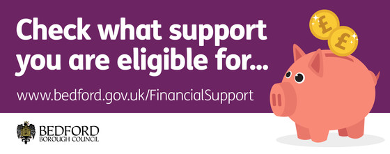Graphic saying 'Check What Support You're Eligible For'