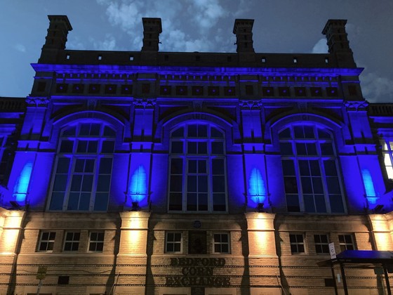 Corn exchange lighting