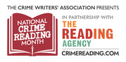 National Crime Fiction Month logo